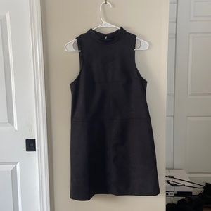 Black ASTR Suede Dress. High Neck. Size S.